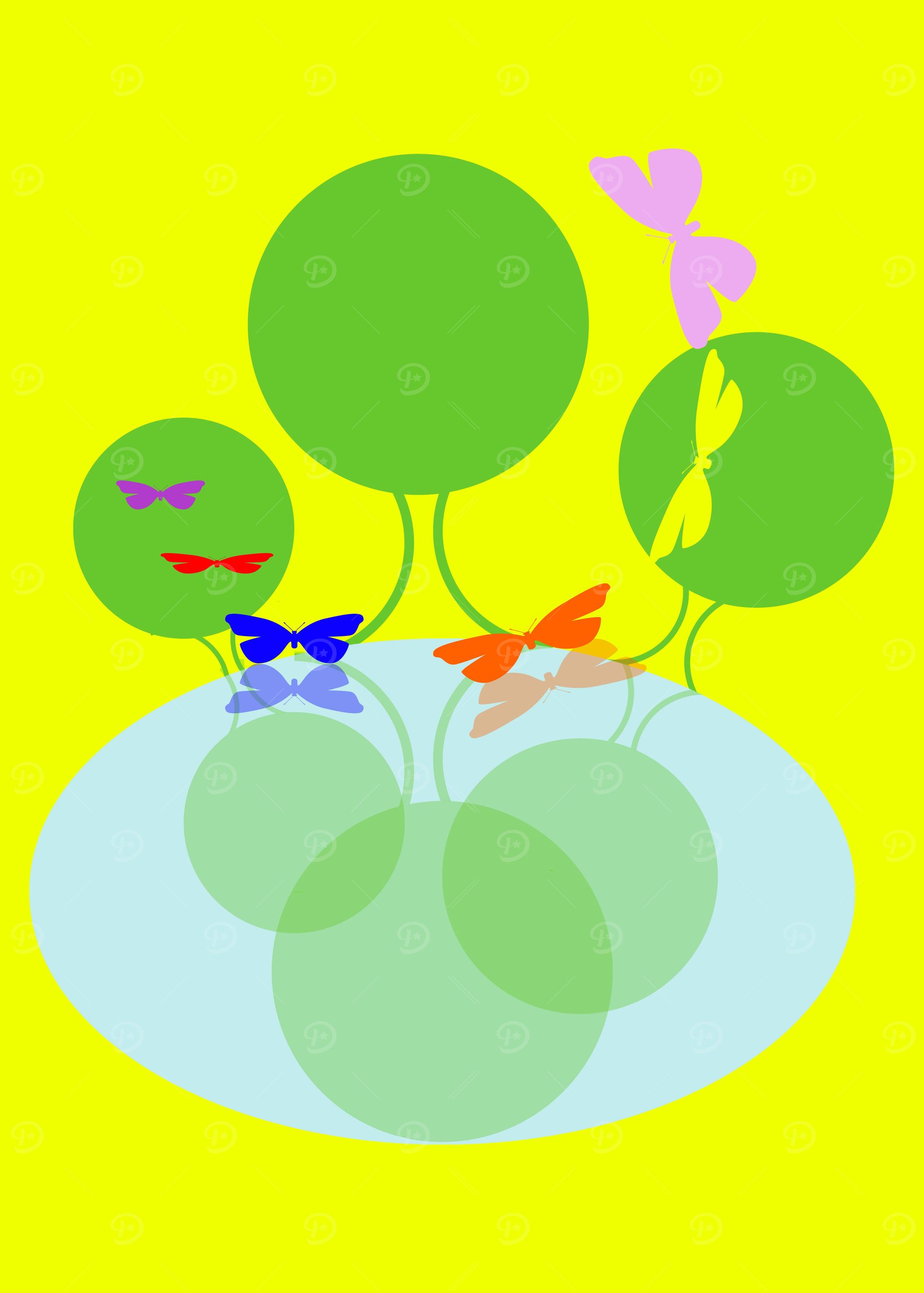 Butterfly`s flight