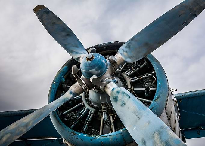 Propeller of the AN2 plane