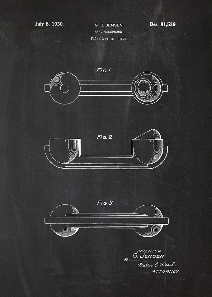1930 Hand Telephone - Pate