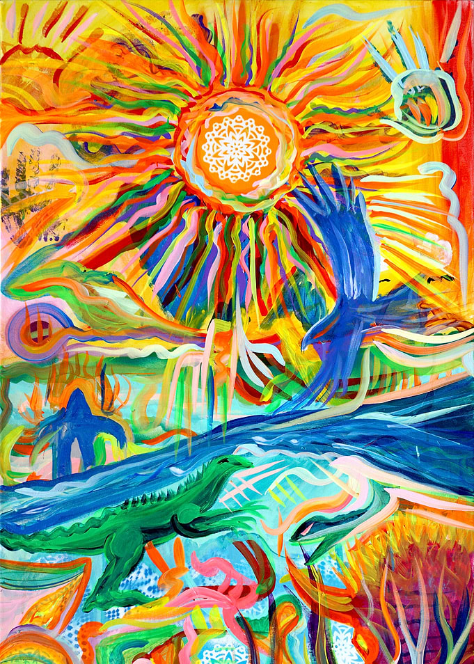 Standing Rock River Sun