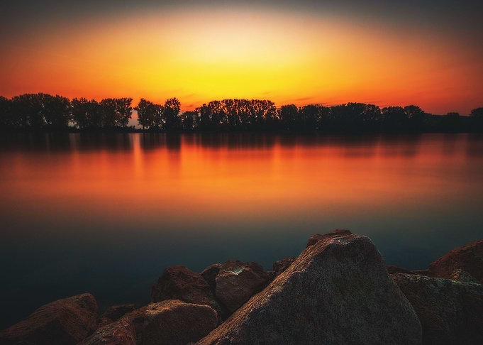 Dawn at the Riverside