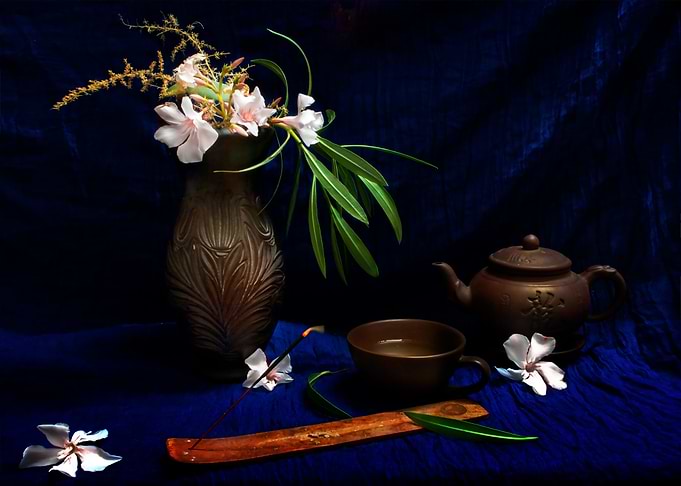 Still life in Oriental style