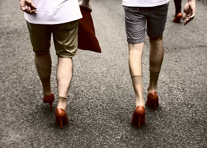 Real Men in heels
