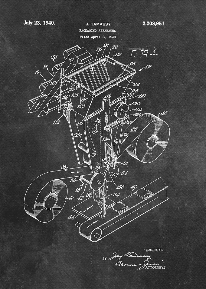 patent art Tamassy Packagi