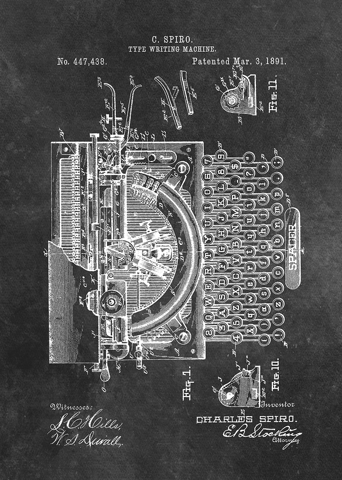 patent art Spiro 1891 Type