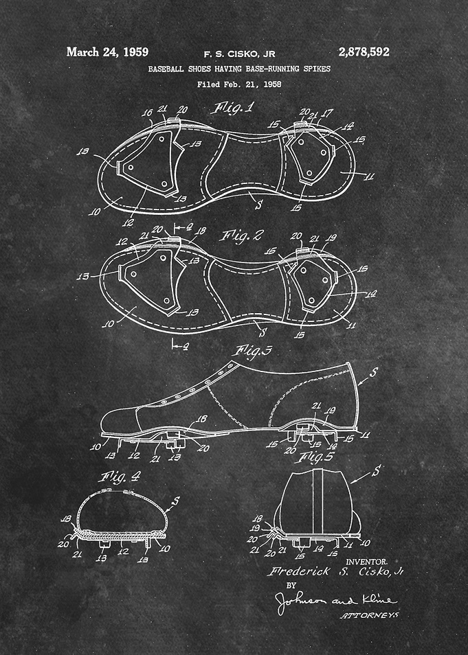 patent art Cisko Baseball