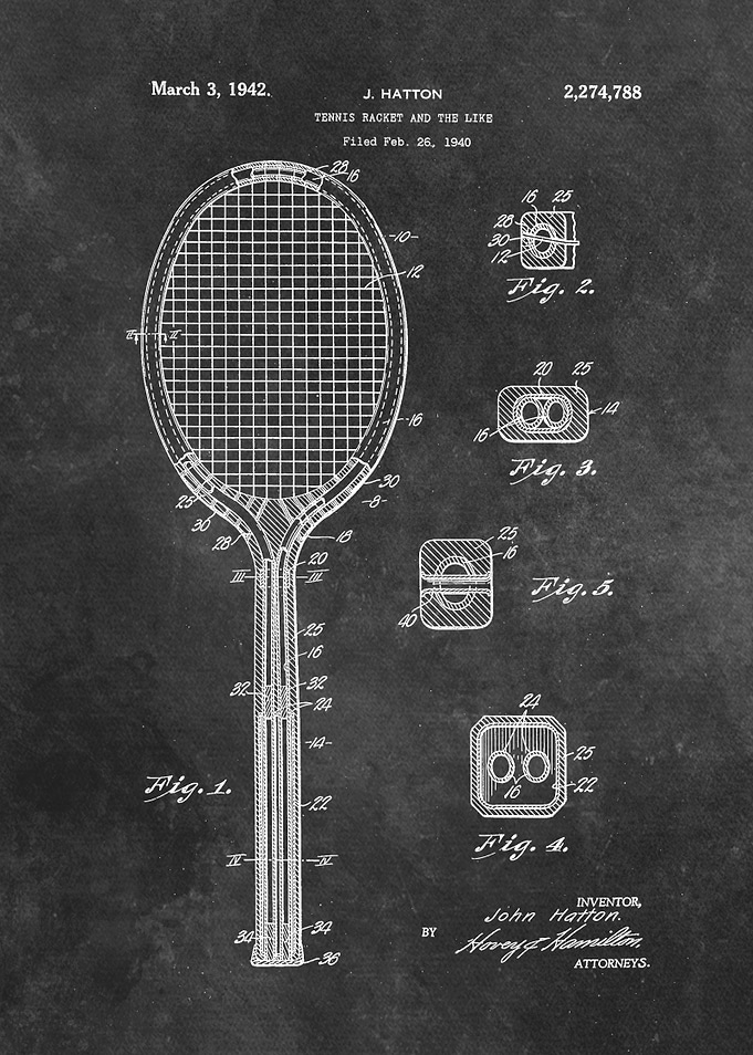 patent art Hatton Tennis r