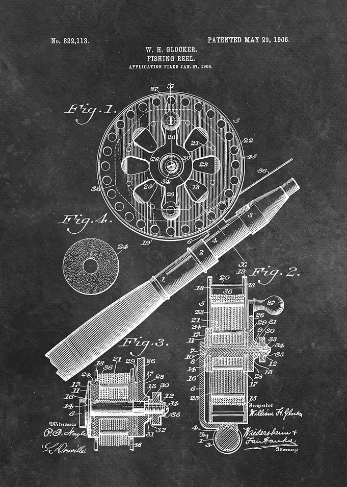 patent art Glocker Fishing