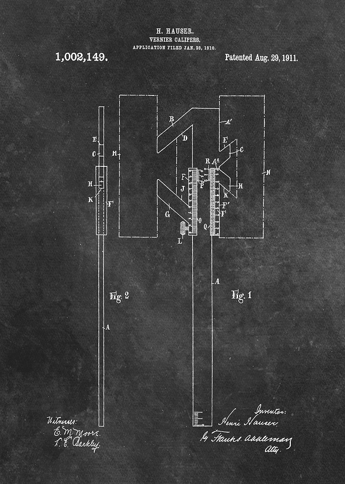 patent art Hauser Vernier