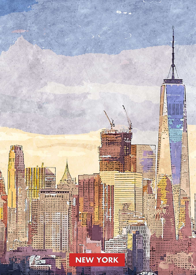 New York city skyline