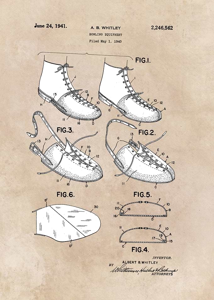 patent Whitley Bowling equ