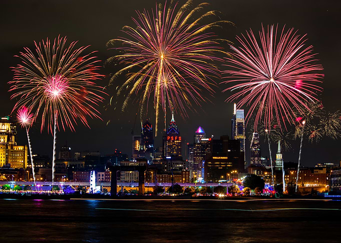 Fireworks on the River