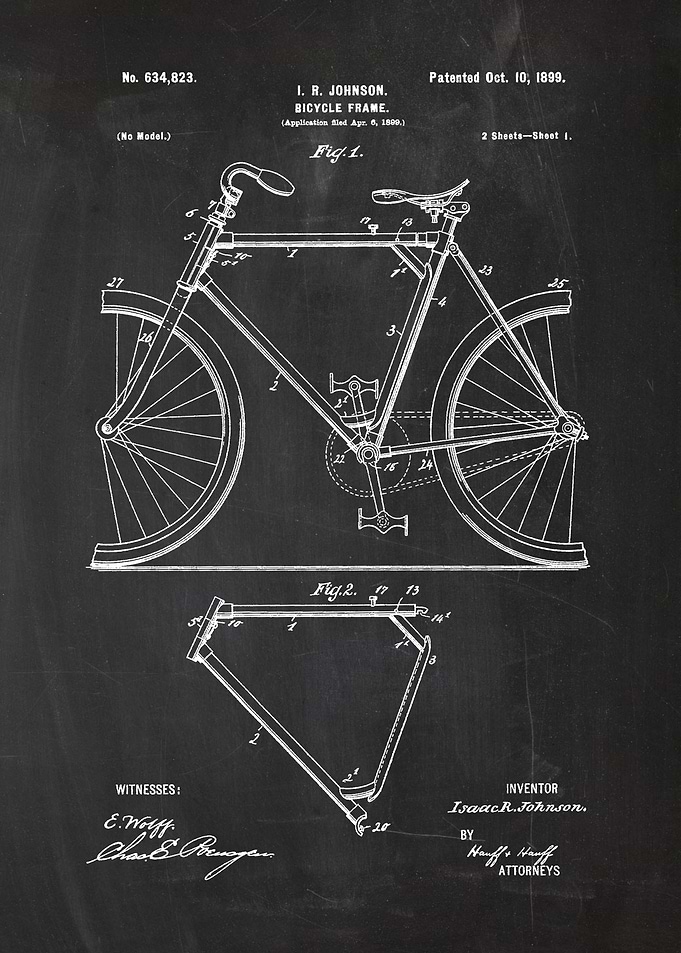 1899 Bicycle Frame