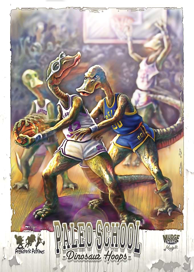 Dinosaur Basketballers