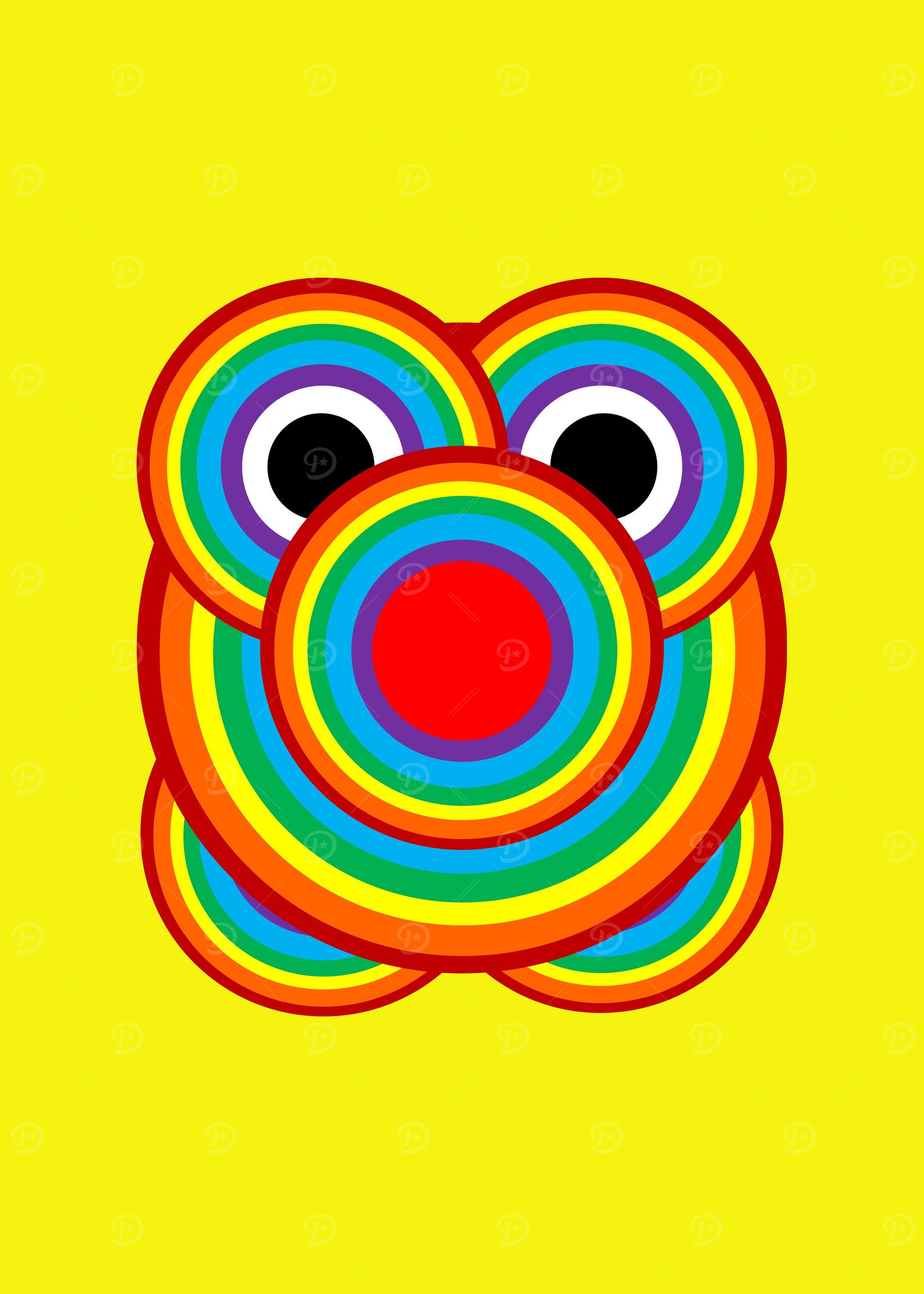 Colorful pig