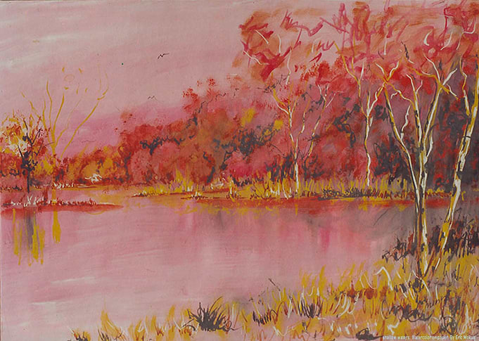 Shallow waters. By eric mokua
