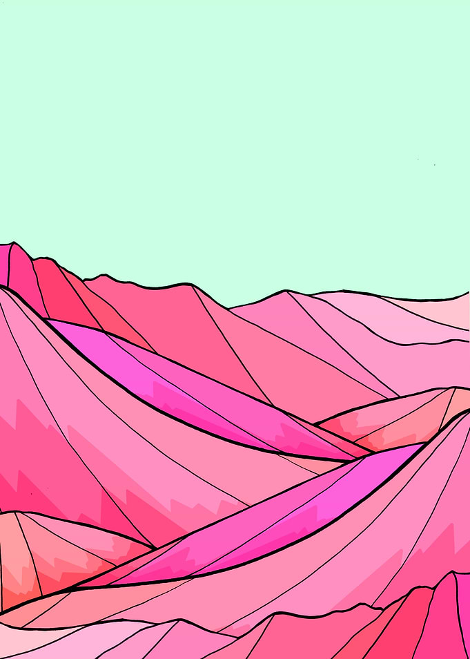 The pink dunes