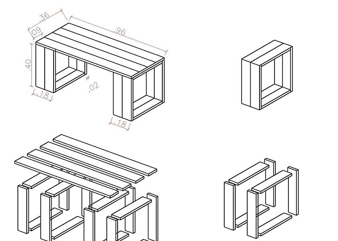 table of wood