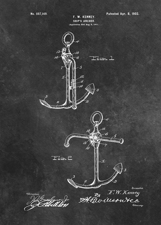 patent art Kenney Ships an