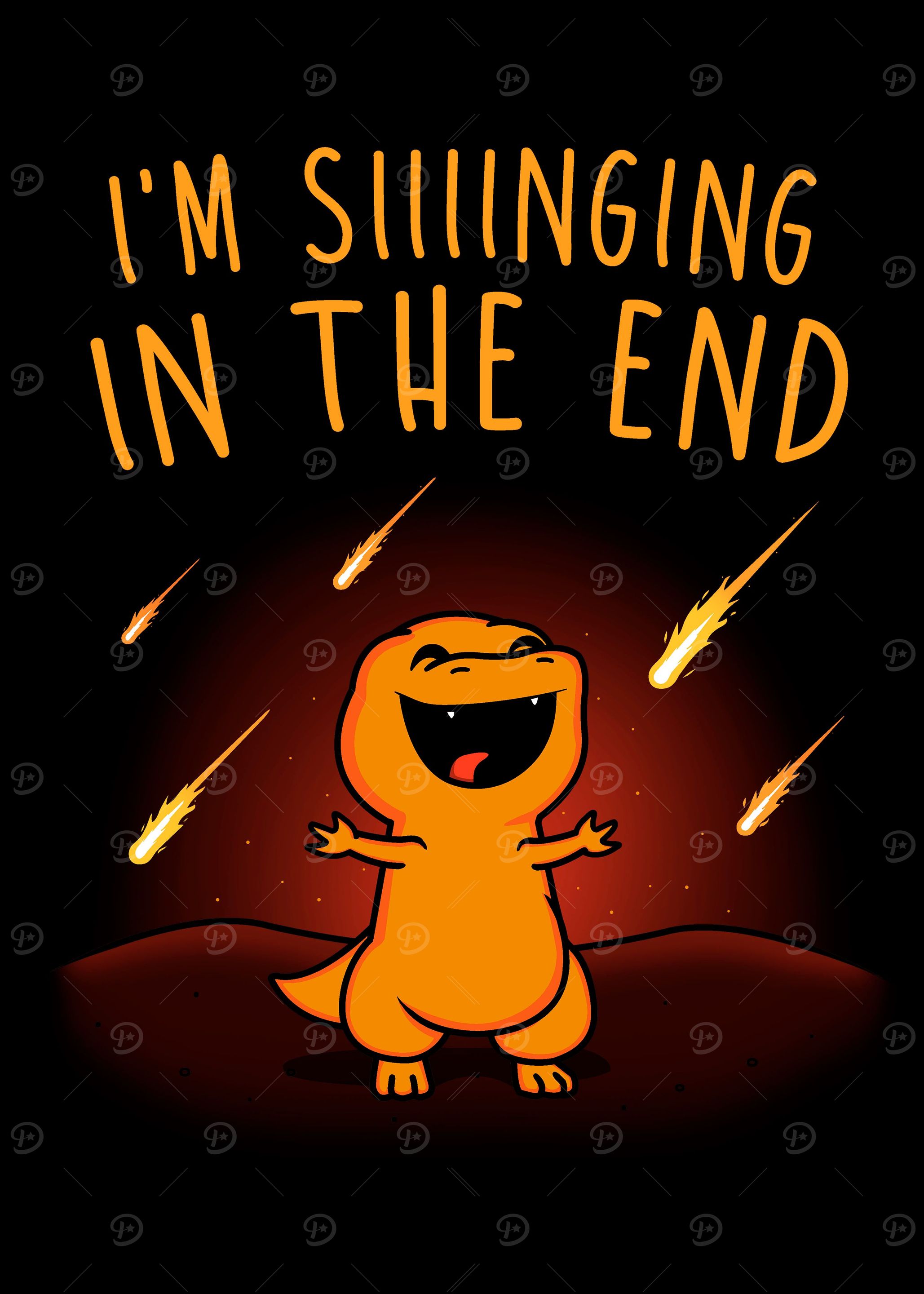 Singing in the end!