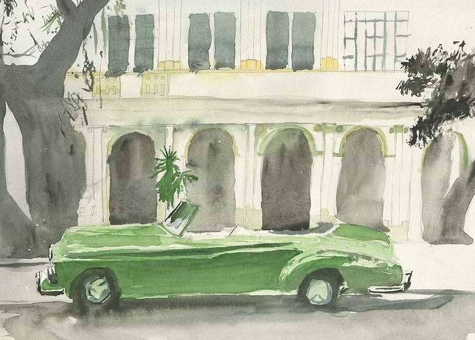 On Havana Very nice everybody has nice cars