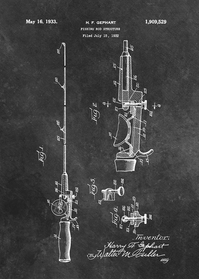 patent art Gephart Fishing