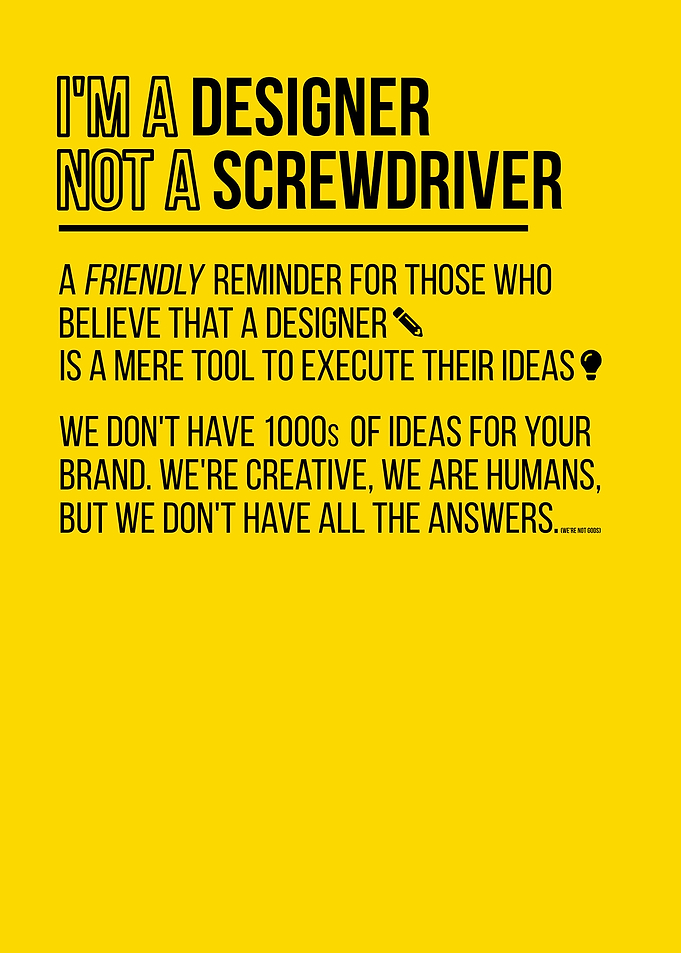 Not a Screwdriver