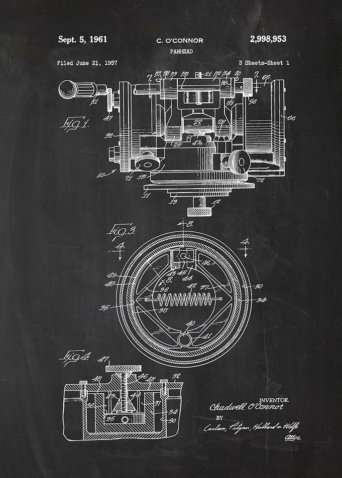 1957 Panhead - Patent Drawing
