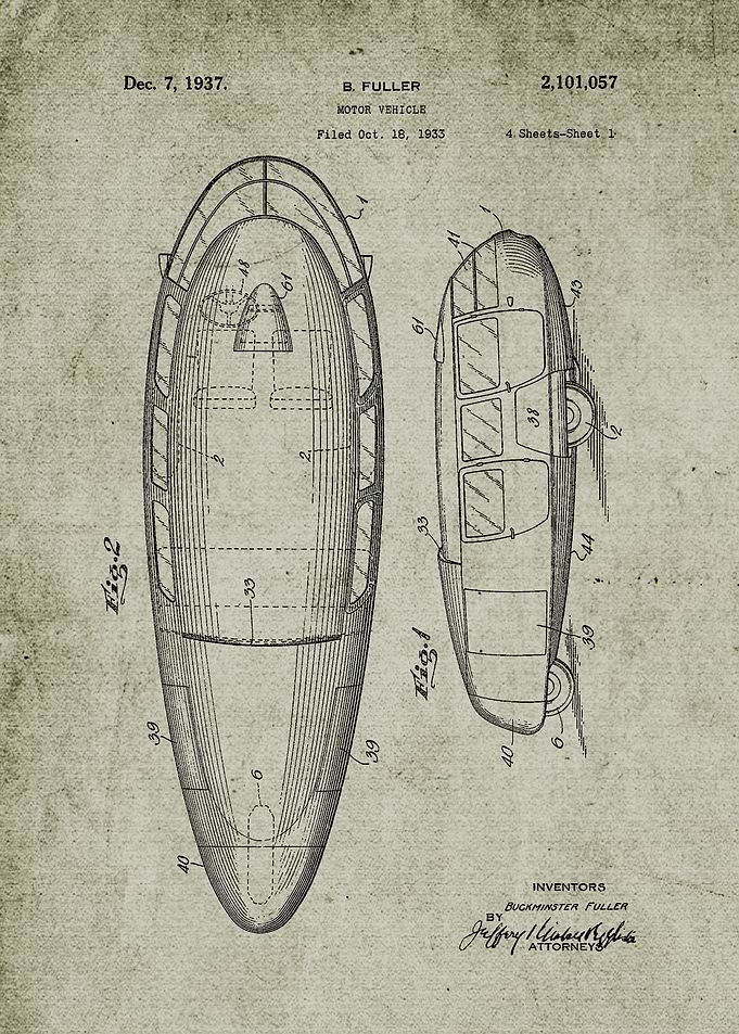 1933 Motor Vehicle - Paten