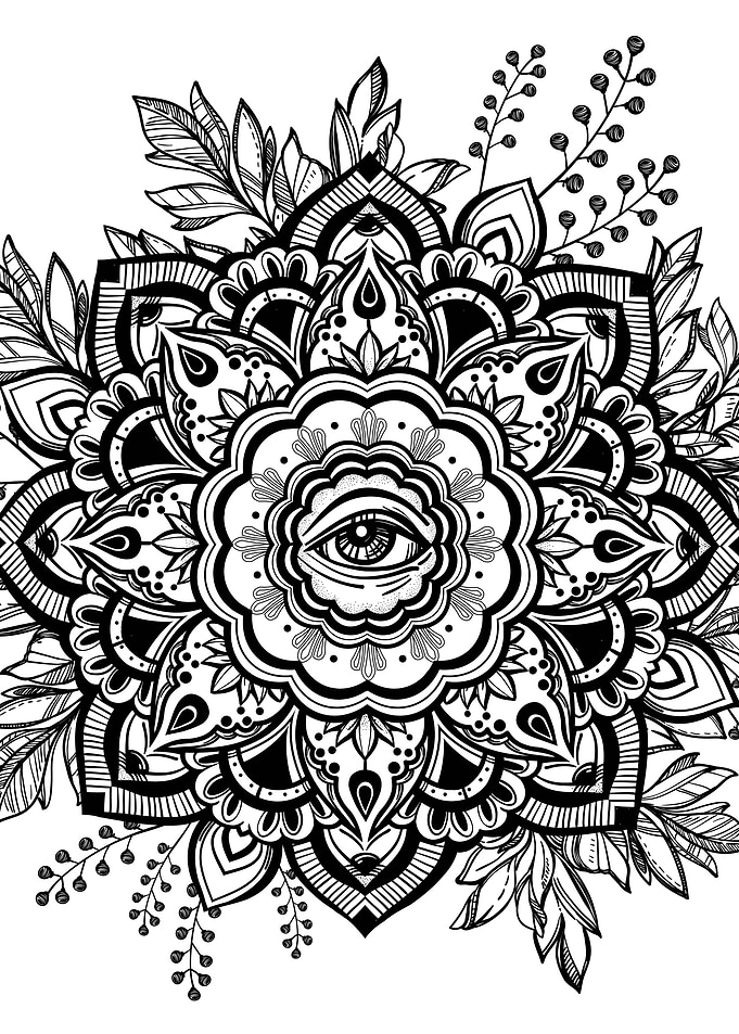 BW Mandala Paisley 01