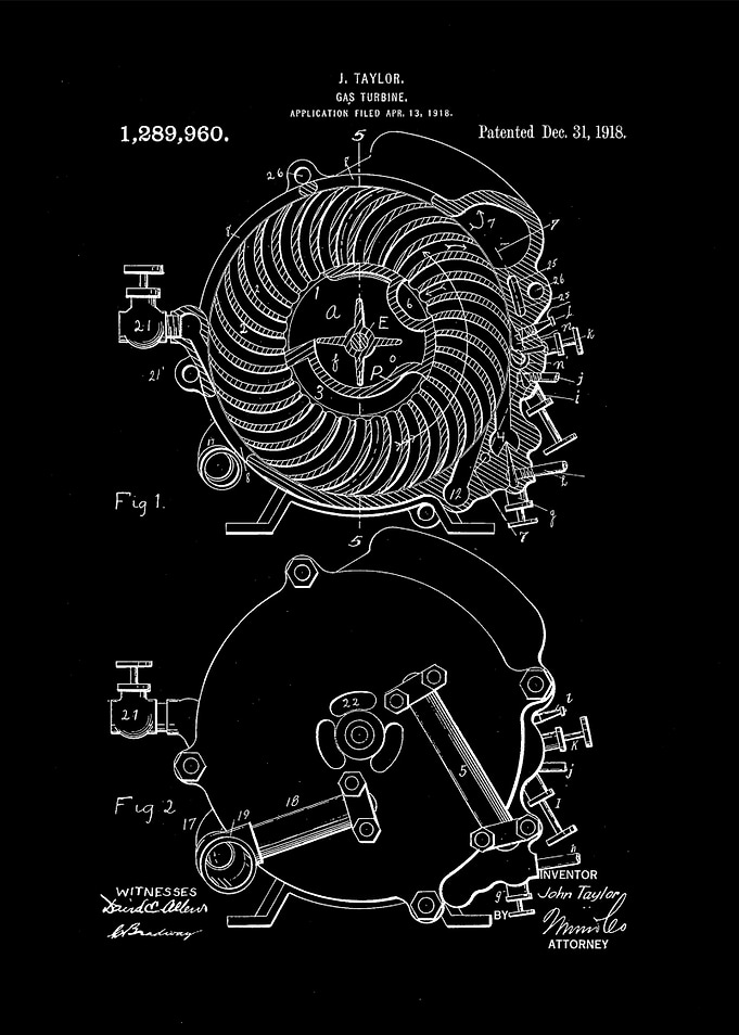 patent gas turbine