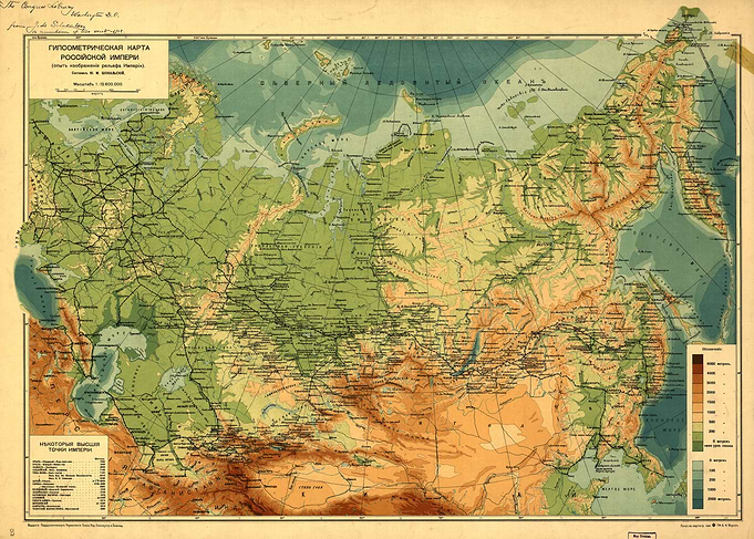 Map of Russia (1912)