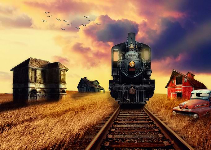 The lonely train