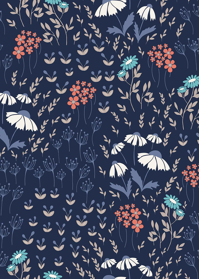 Textile Floral Pattern 02