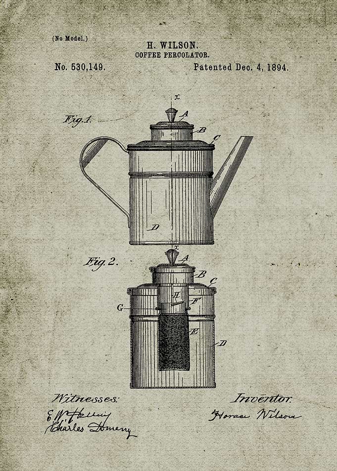 1894 Coffee Percolator - P
