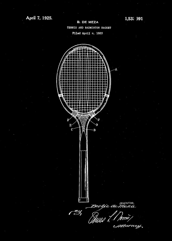 patent racket tennis