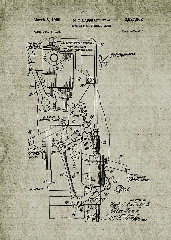 1957 Engine Fuel Control