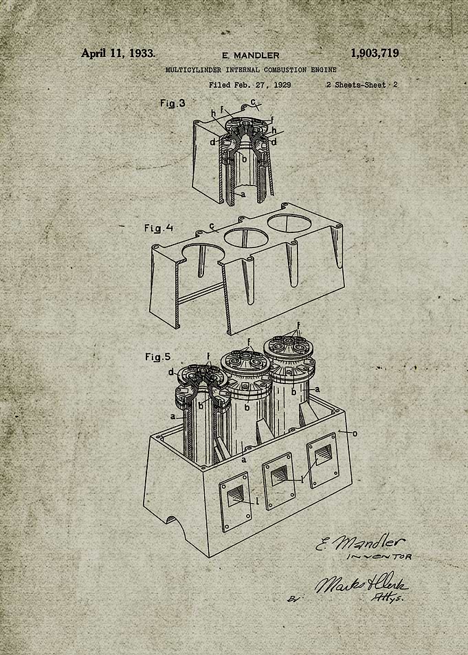 1929 Multicylinder Engine