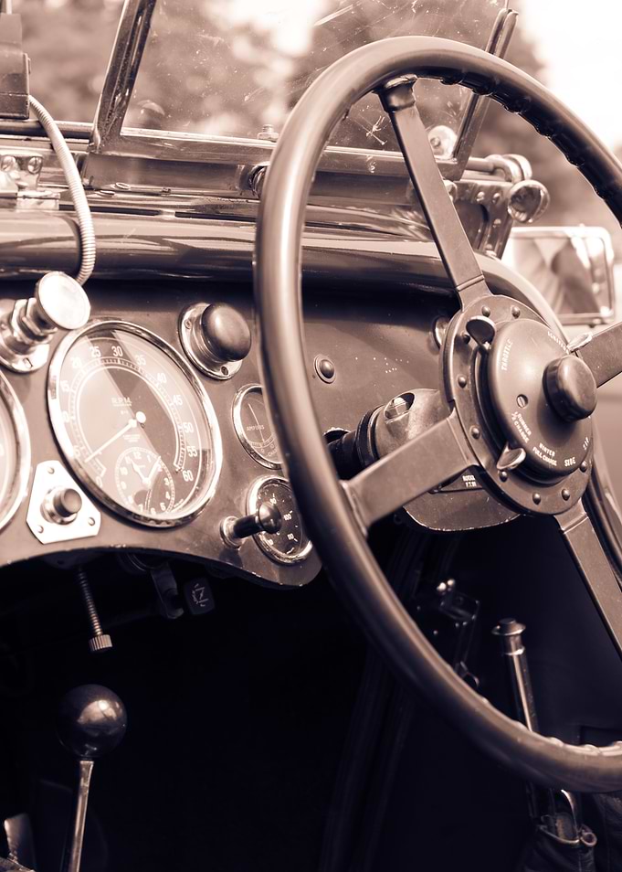 Classic Car Sepia