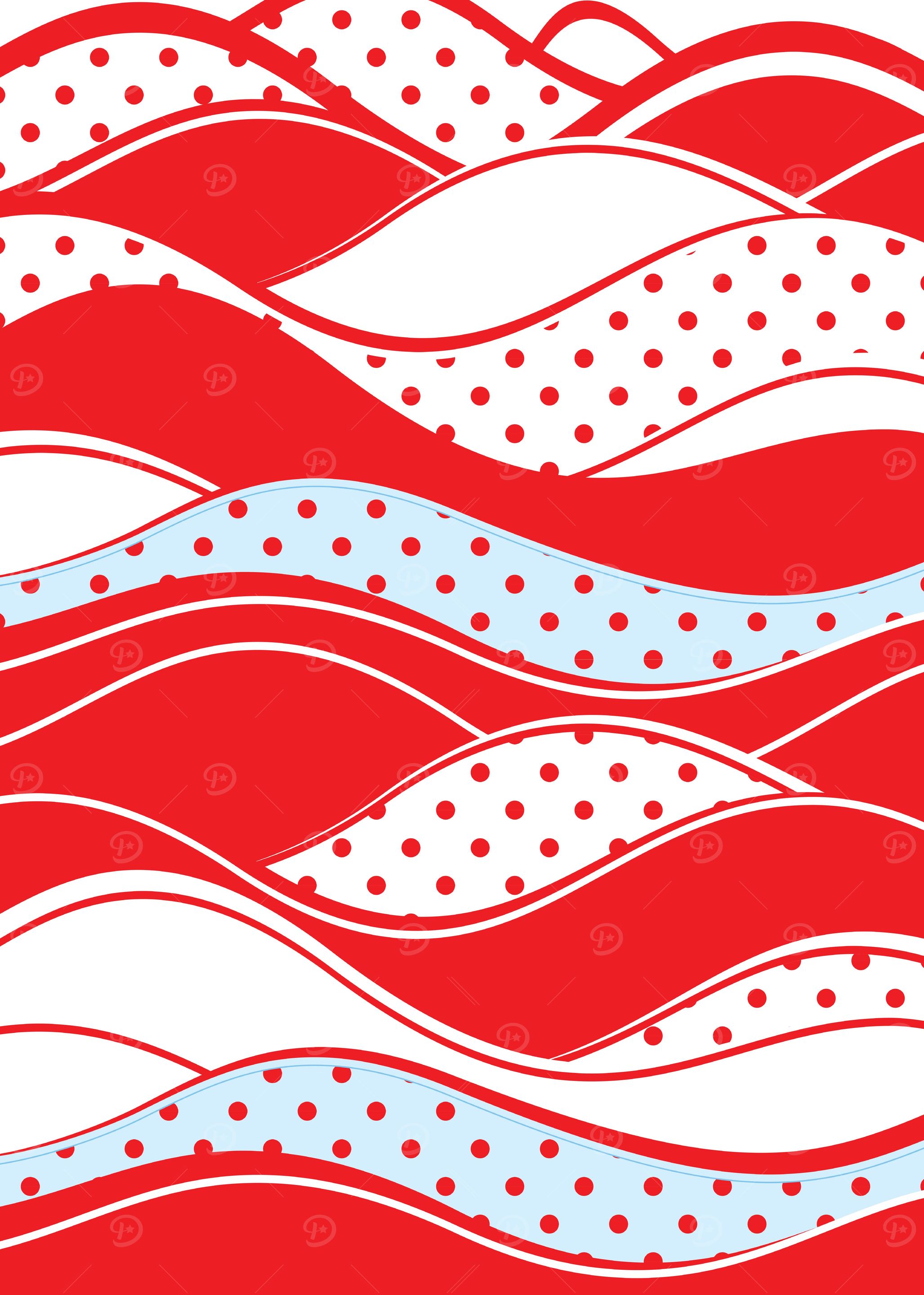 red waves