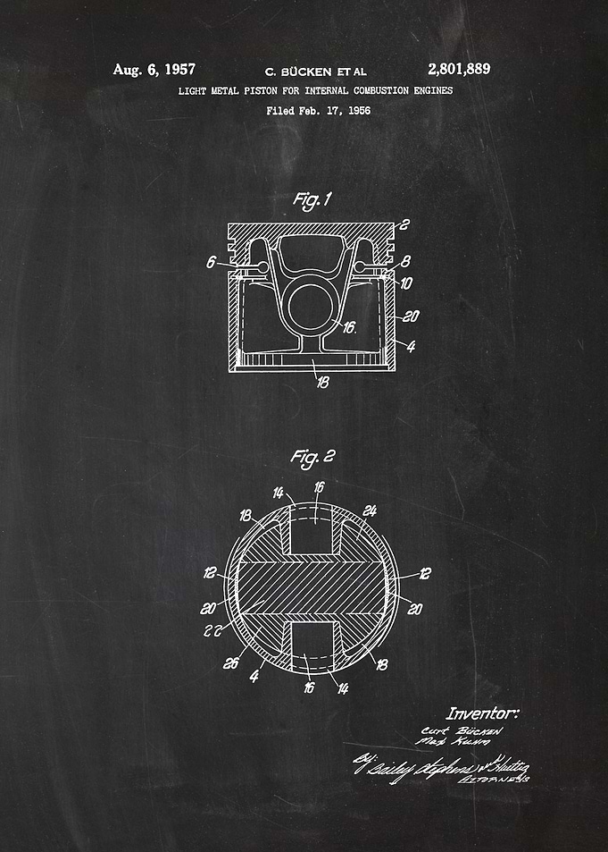 1956 Light Metal Piston