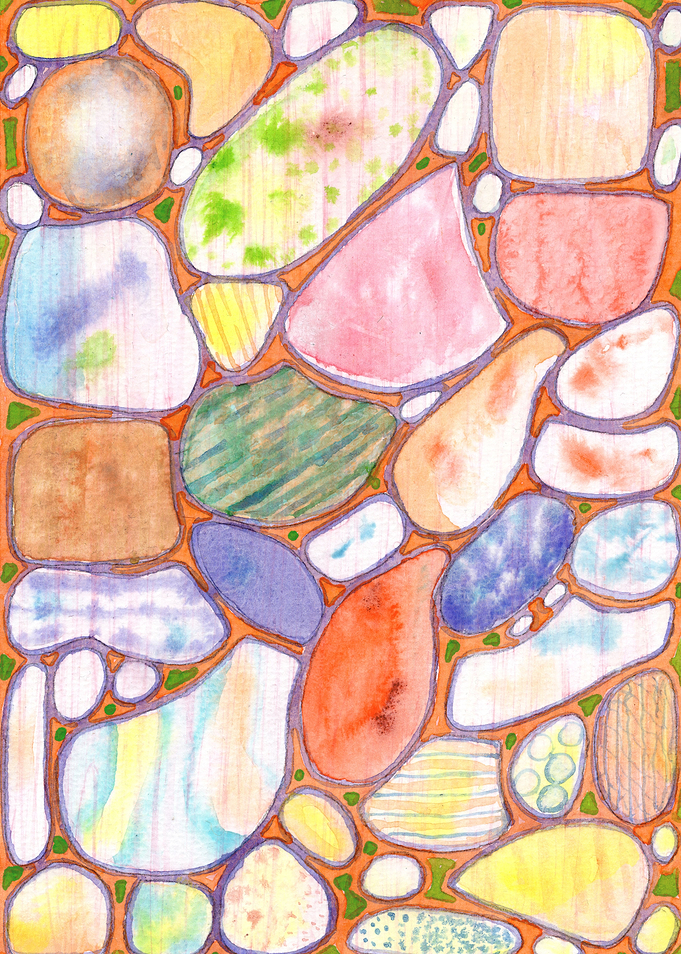 Friendly Colorful Pebbles