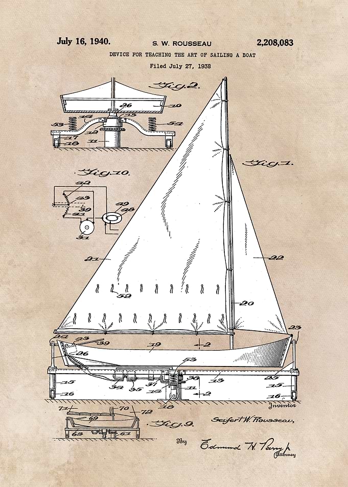 patent 1940 Rousseau devic