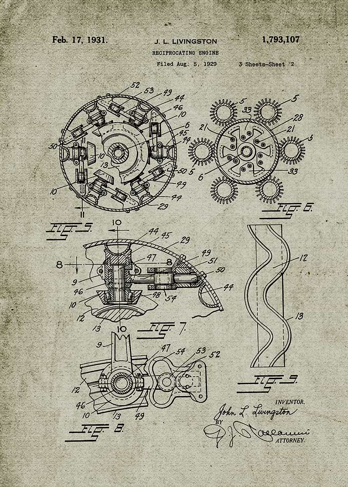 1929 Reciprocating Engine