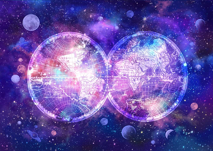 world map vintage 7