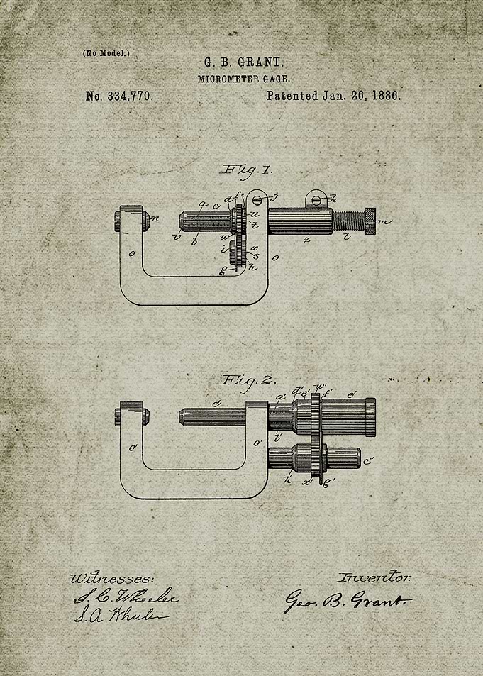 1886 Micrometer Gage