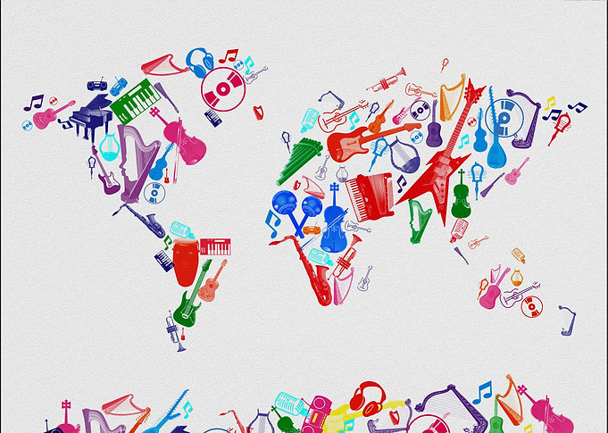world map music 3