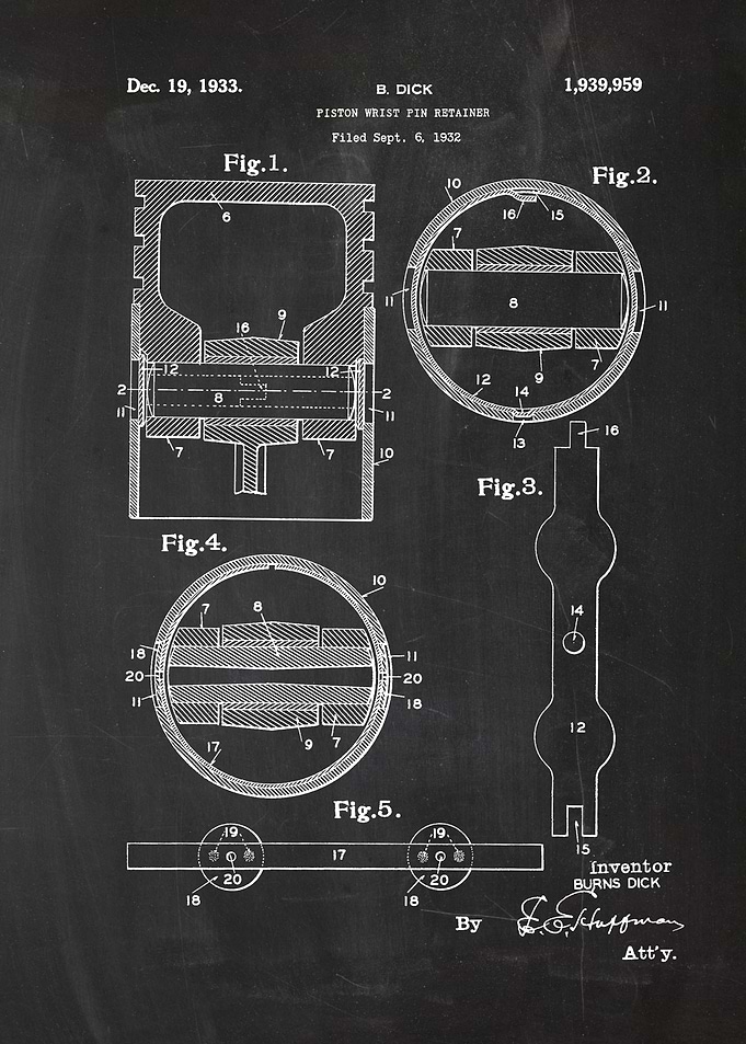 1935 Piston Wrist Pin