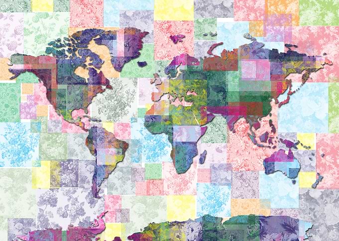 world map