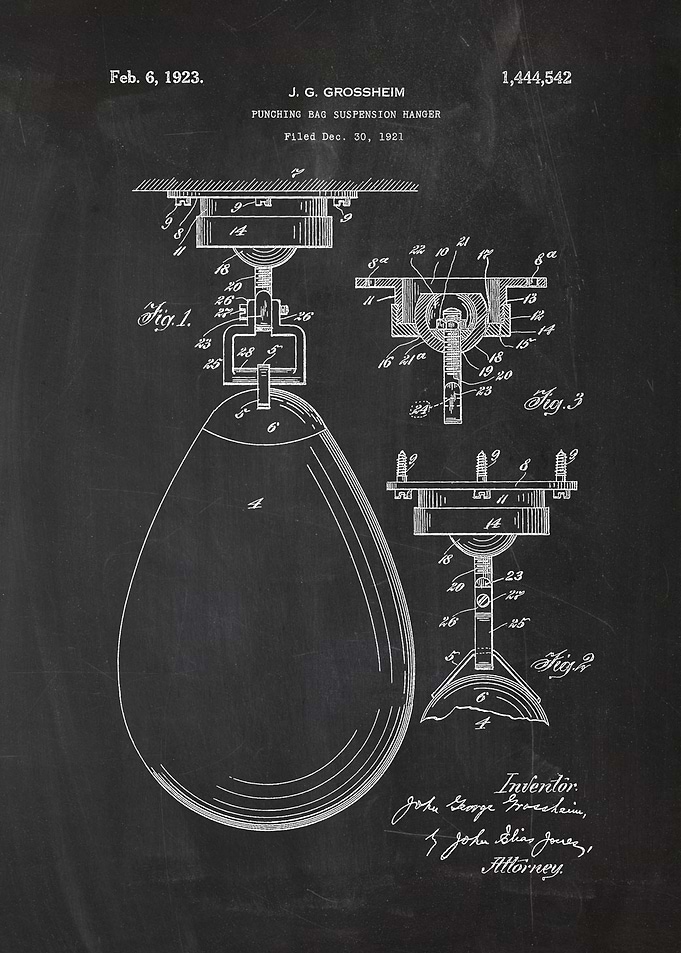 1921 Punching Bag Hanger